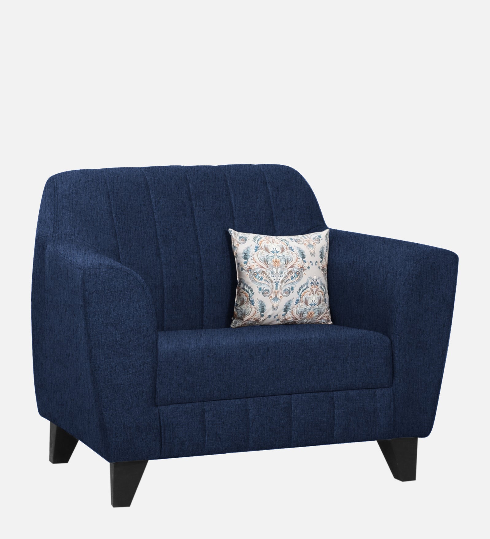 Java Comfortable and Luxurious soft Fabric 1 seater Sofas — TREVI FURNITURE