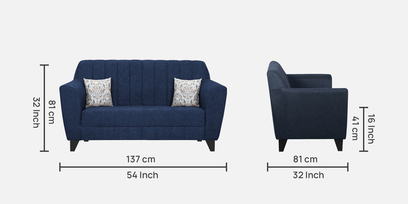 Java Comfortable and Luxurious soft Fabric 2 Seater Sofas