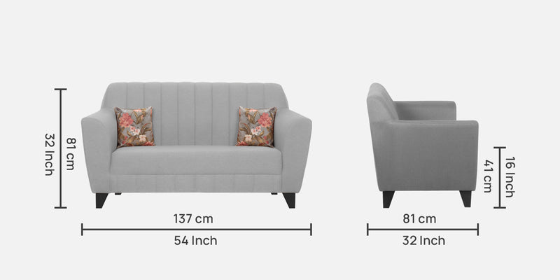 Java Comfortable and Luxurious soft Fabric 2 Seater Sofas