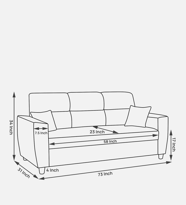 Kaira Luxury Fabric Sofa in 1, 2 & 3 Seater