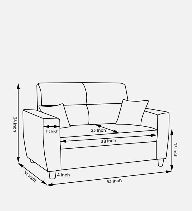 Kaira Luxury Fabric Sofa in 1, 2 & 3 Seater