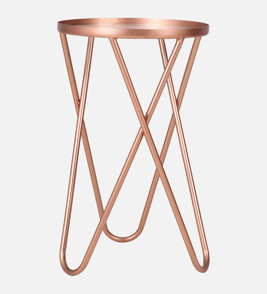 Kelso Iron Side Table In Coper Colour