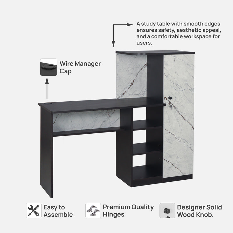 Krystal Engineered wood Study Table