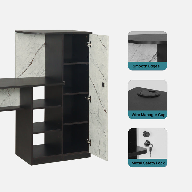 Krystal Engineered wood Study Table