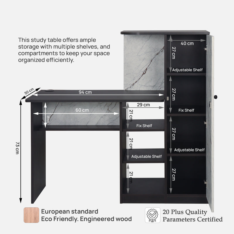Krystal Engineered wood Study Table