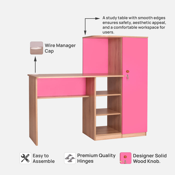 Krystal Engineered wood Study Table