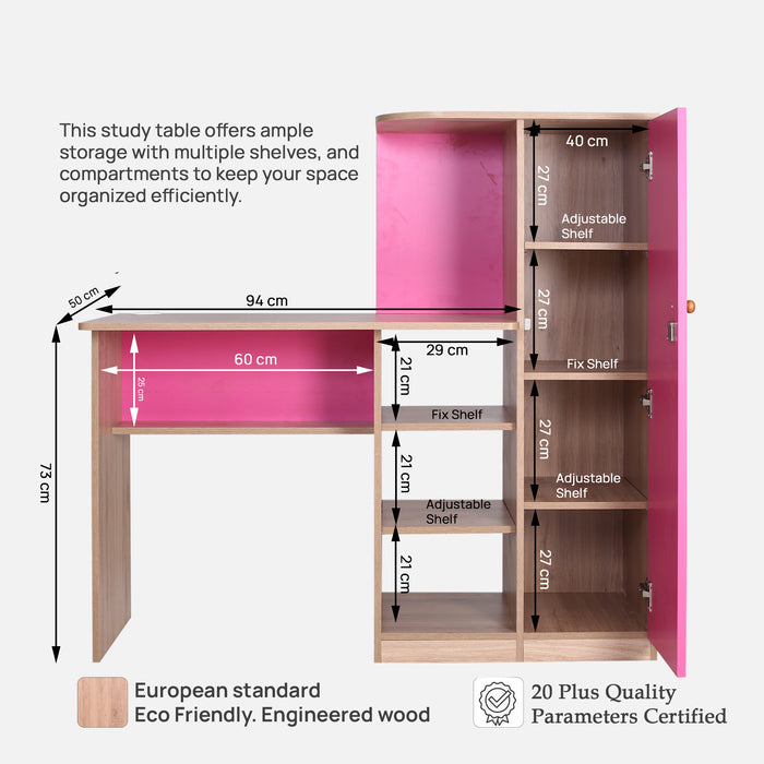 Krystal Engineered wood Study Table