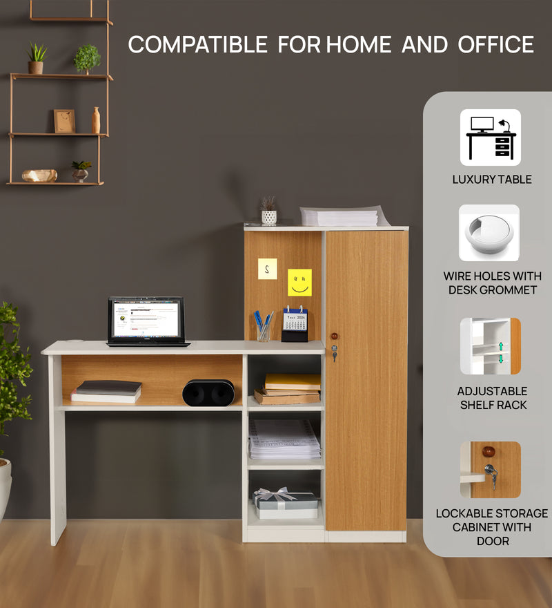 Krystal Engineered wood Study Table