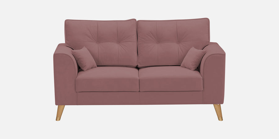 Opera Luxury Velvet Fabric 2 seater Sofa in Berry Wine Colour