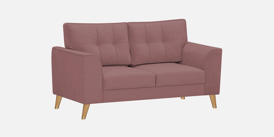 Opera Luxury Velvet Fabric 2 seater Sofa in Berry Wine Colour