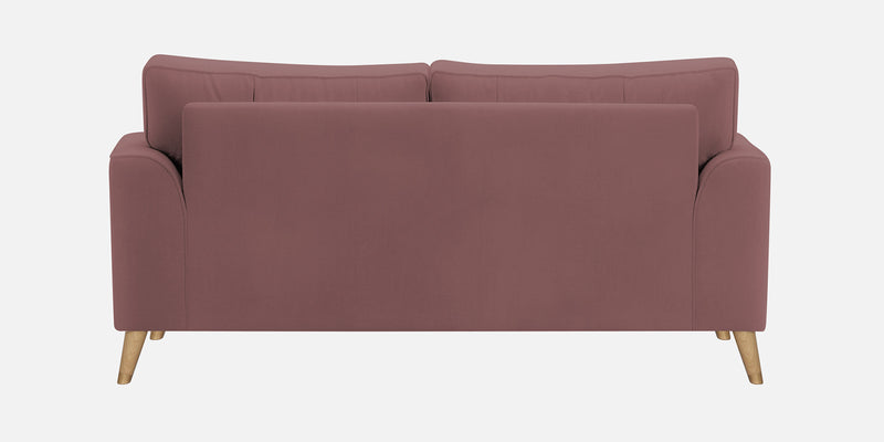 Opera Luxury Velvet Fabric 3 seater Sofa in Berry Wine Colour