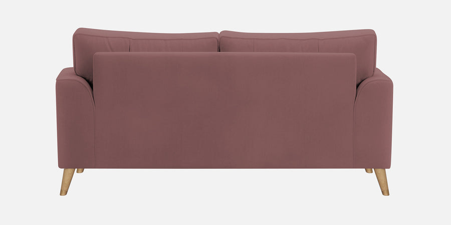 Opera Luxury Velvet Fabric 3 seater Sofa in Berry Wine Colour
