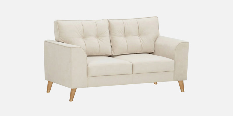 Opera Luxury Velvet Fabric 2 seater Sofa in Camel Beige Colour