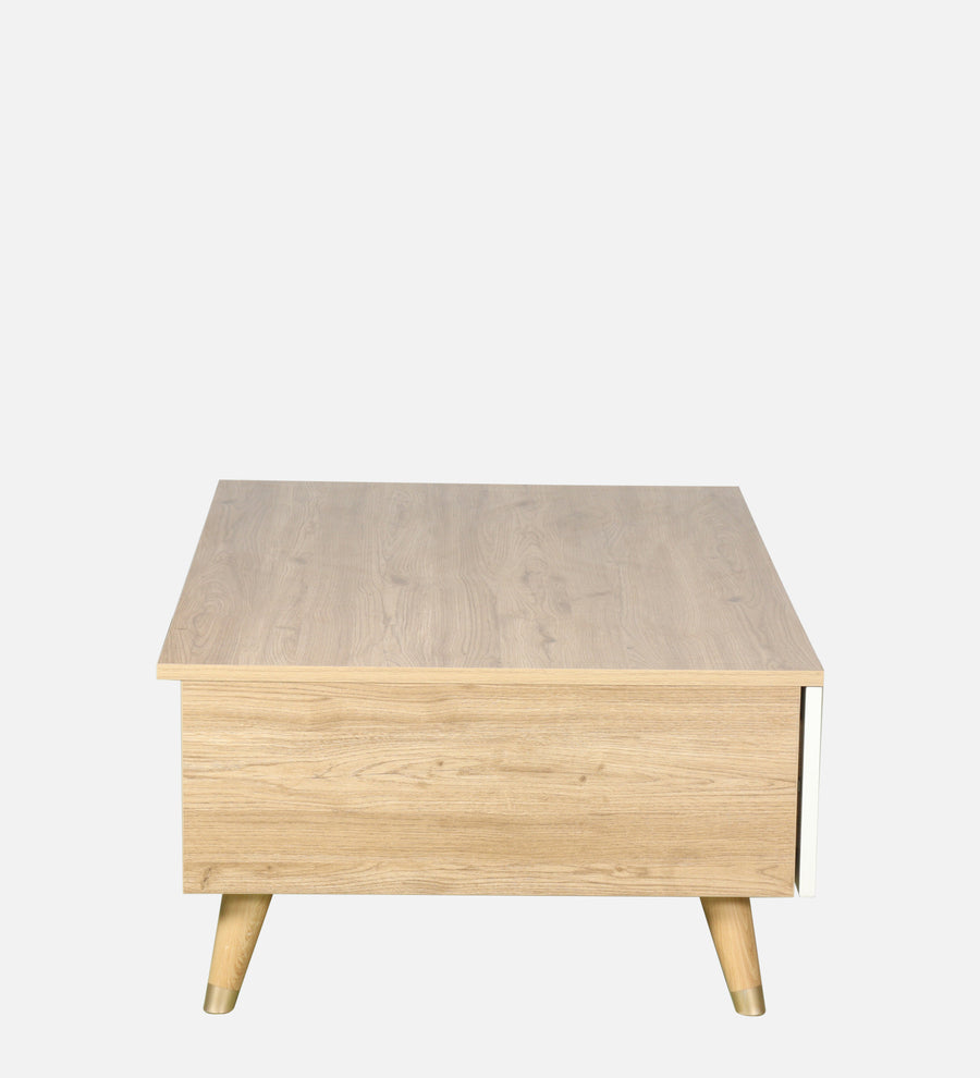 Opera Luxury Coffee Table In Light Walnut & Frosty White Colour