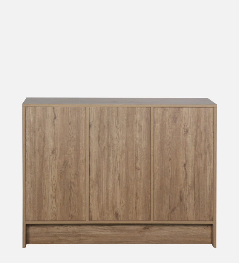 Opera Luxury Console Table In Light Walnut & Frosty White Colour