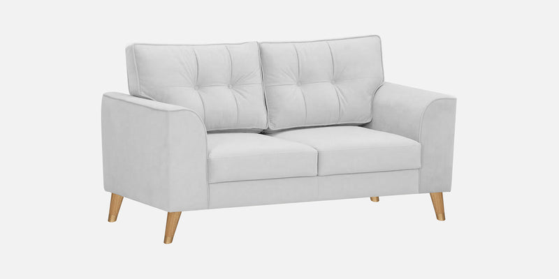 Opera Luxury Velvet Fabric 2 seater Sofa in Grey Colour