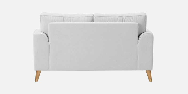 Opera Luxury Velvet Fabric 2 seater Sofa in Grey Colour