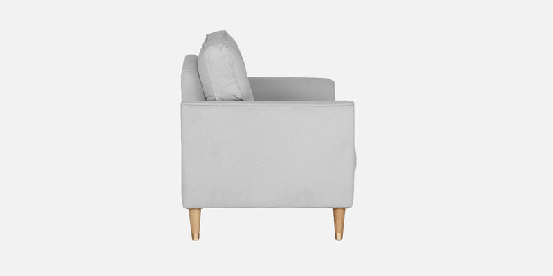 Opera Luxury Velvet Fabric 3 seater Sofa in Grey Colour