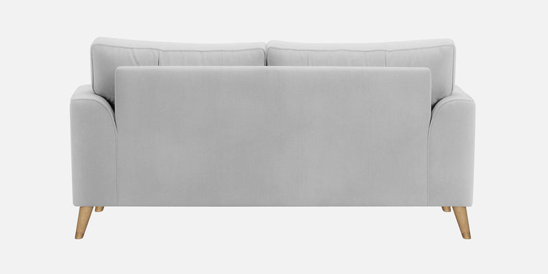 Opera Luxury Velvet Fabric 3 seater Sofa in Grey Colour