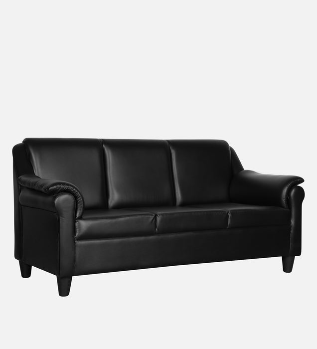 Madison leatherette and Fabric 3 seater Sofa