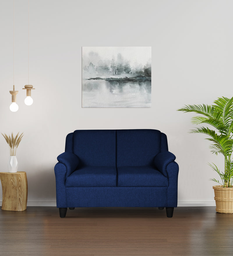 Madison leatherette and Fabric 2 seater Sofa