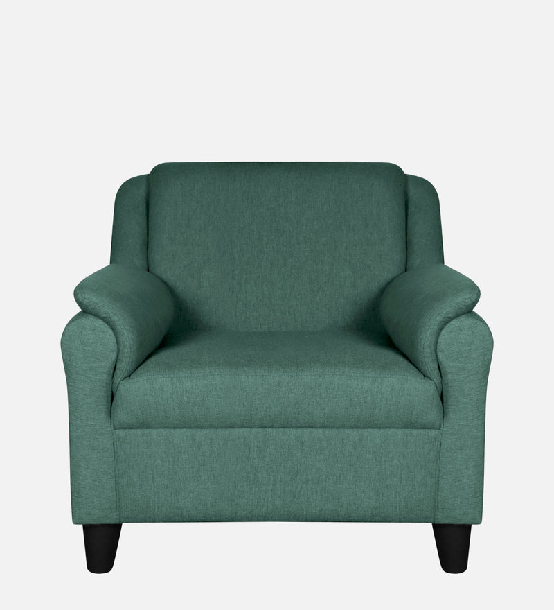 Madison leatherette and Fabric 1 seater Sofa