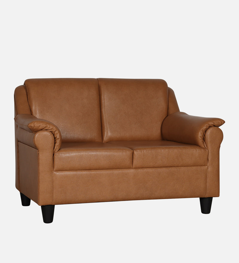 Madison leatherette and Fabric 2 seater Sofa