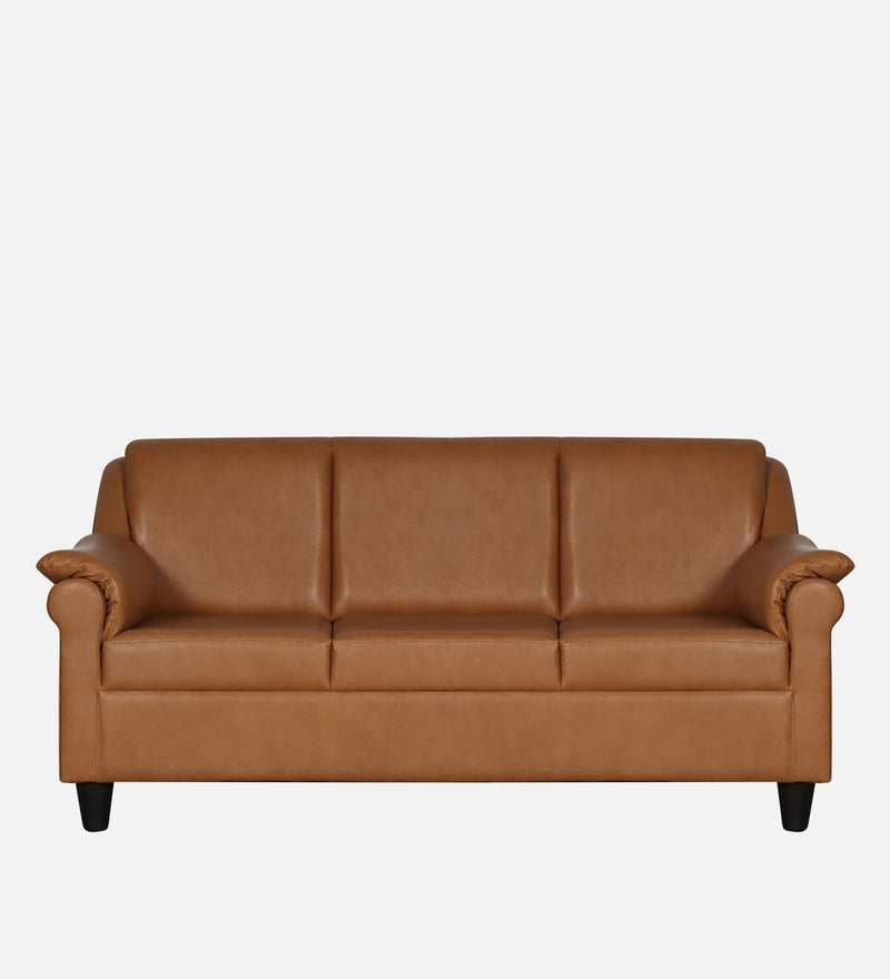 Madison leatherette and Fabric 3 seater Sofa
