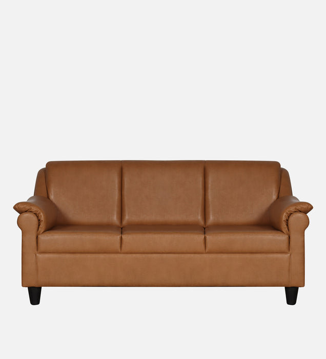 Madison leatherette and Fabric 3 seater Sofa