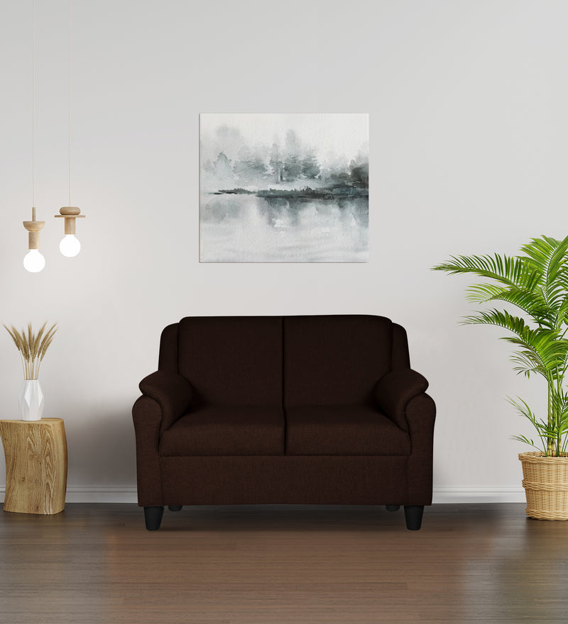 Madison leatherette and Fabric 2 seater Sofa