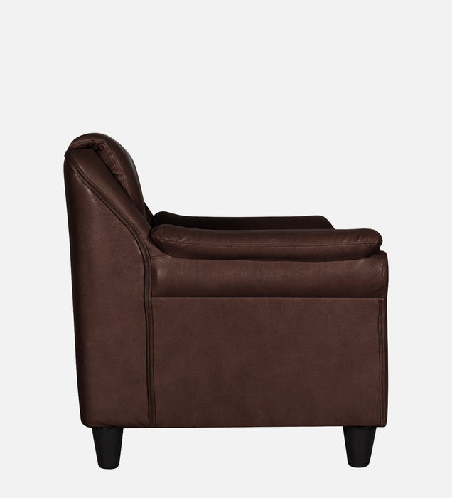 Madison leatherette and Fabric 1 seater Sofa