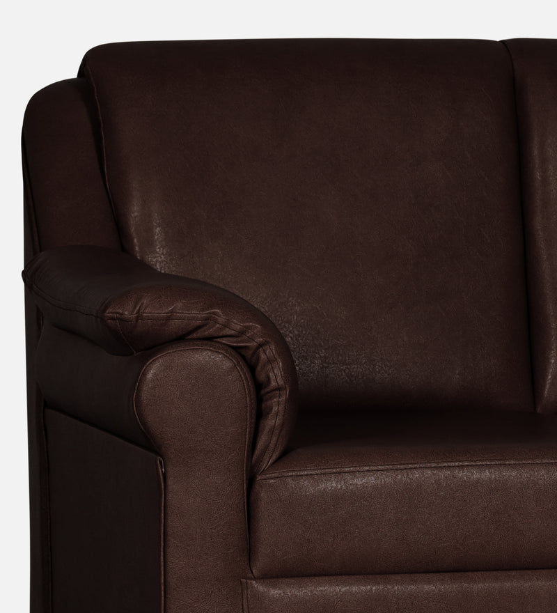 Madison leatherette and Fabric 2 seater Sofa
