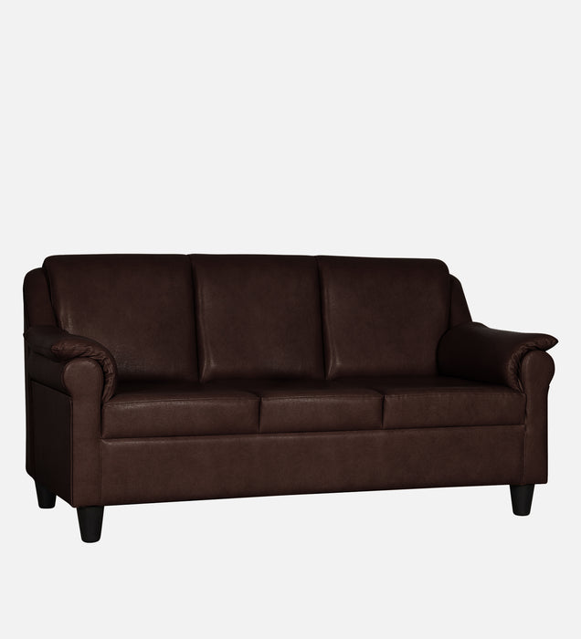 Madison leatherette and Fabric 3 seater Sofa