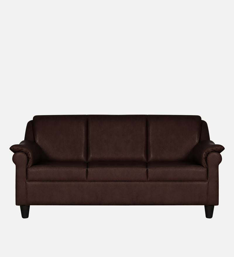 Madison leatherette and Fabric 3 seater Sofa