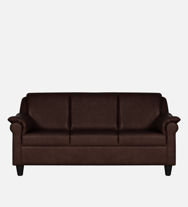 Madison leatherette and Fabric 3 seater Sofa