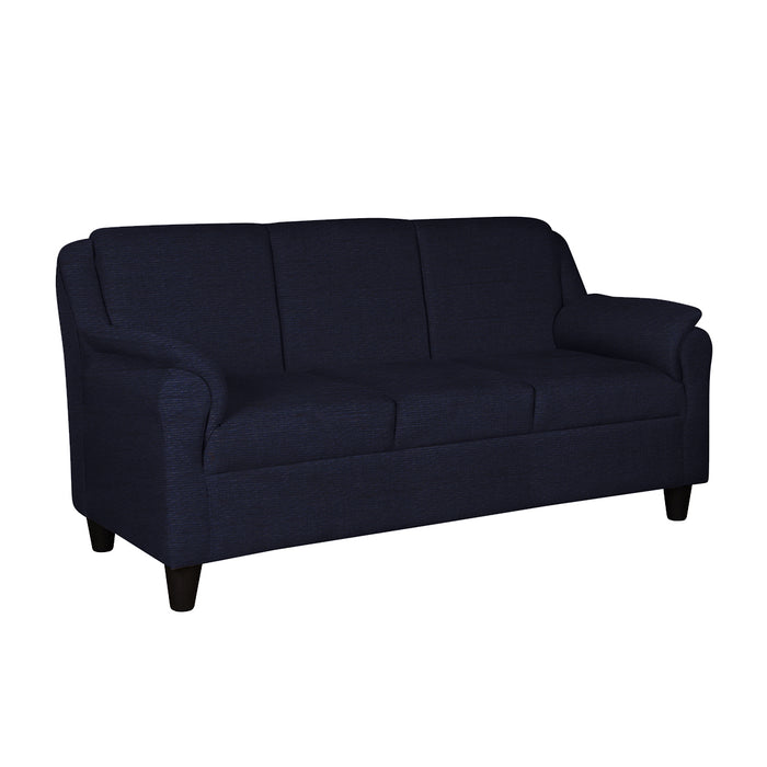 Madison leatherette and Fabric 3 seater Sofa