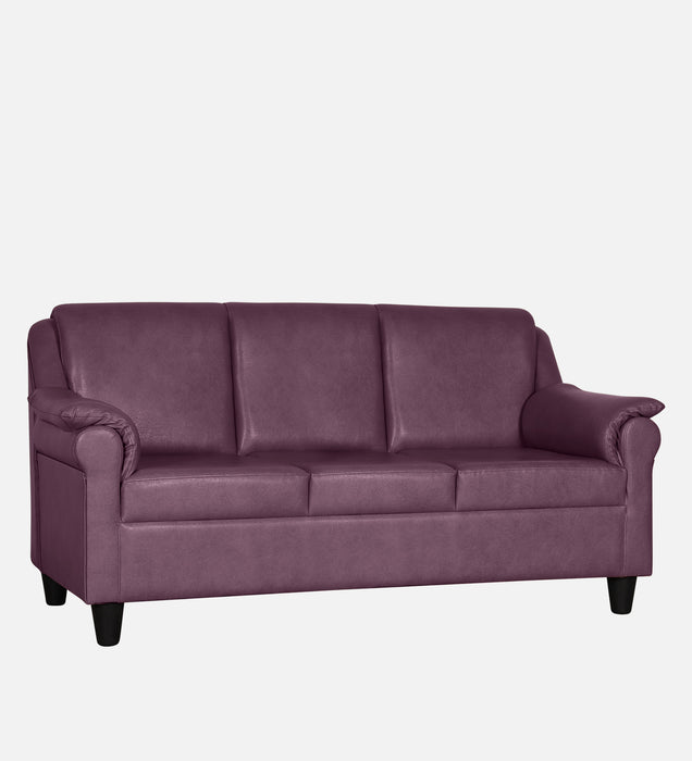 Madison leatherette and Fabric 3 seater Sofa