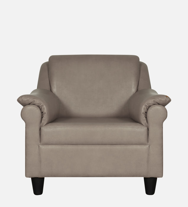 Madison leatherette and Fabric 1 seater Sofa