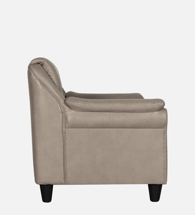 Madison leatherette and Fabric 1 seater Sofa