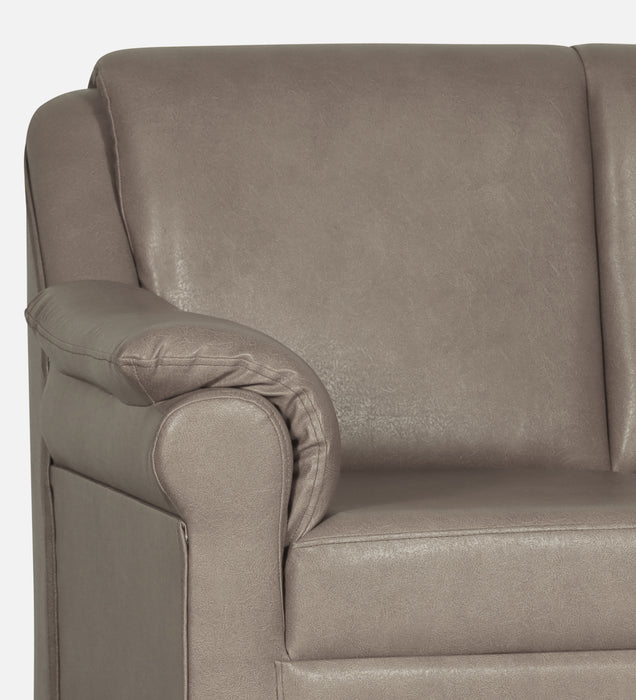 Madison leatherette and Fabric 1 seater Sofa