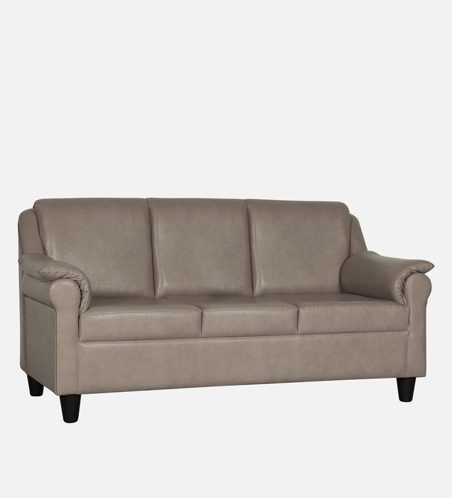 Madison leatherette and Fabric 3 seater Sofa