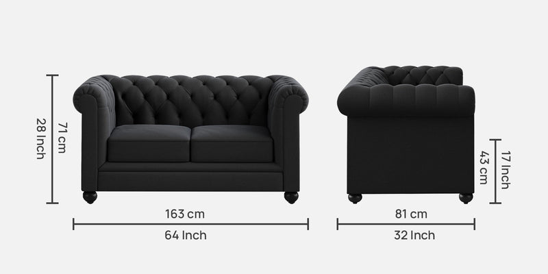 Manchester Fabric 2 Seater Sofa