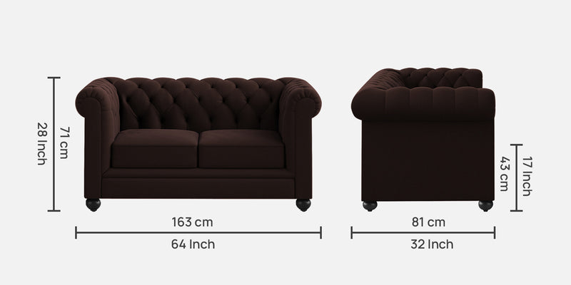 Manchester Fabric 2 Seater Sofa
