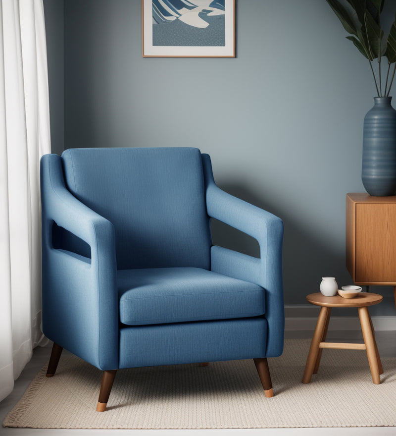 Mario Velvet Wing Chair