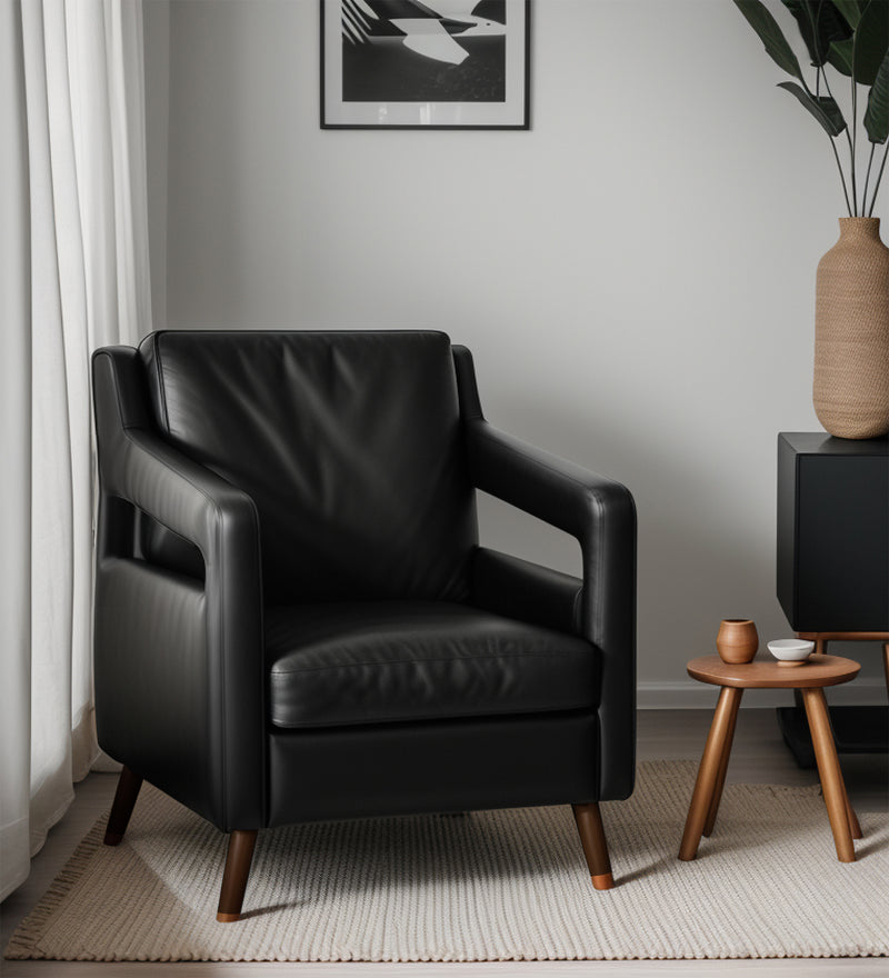 Mario leatherite Wing Chair