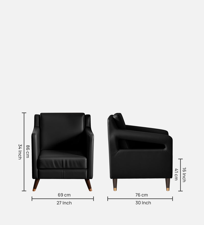Mario leatherite Wing Chair