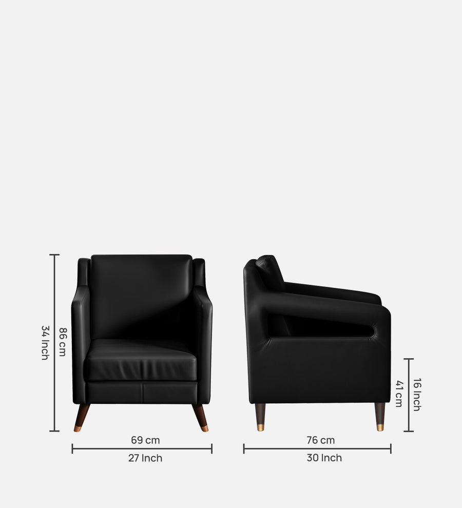 Mario leatherite Wing Chair