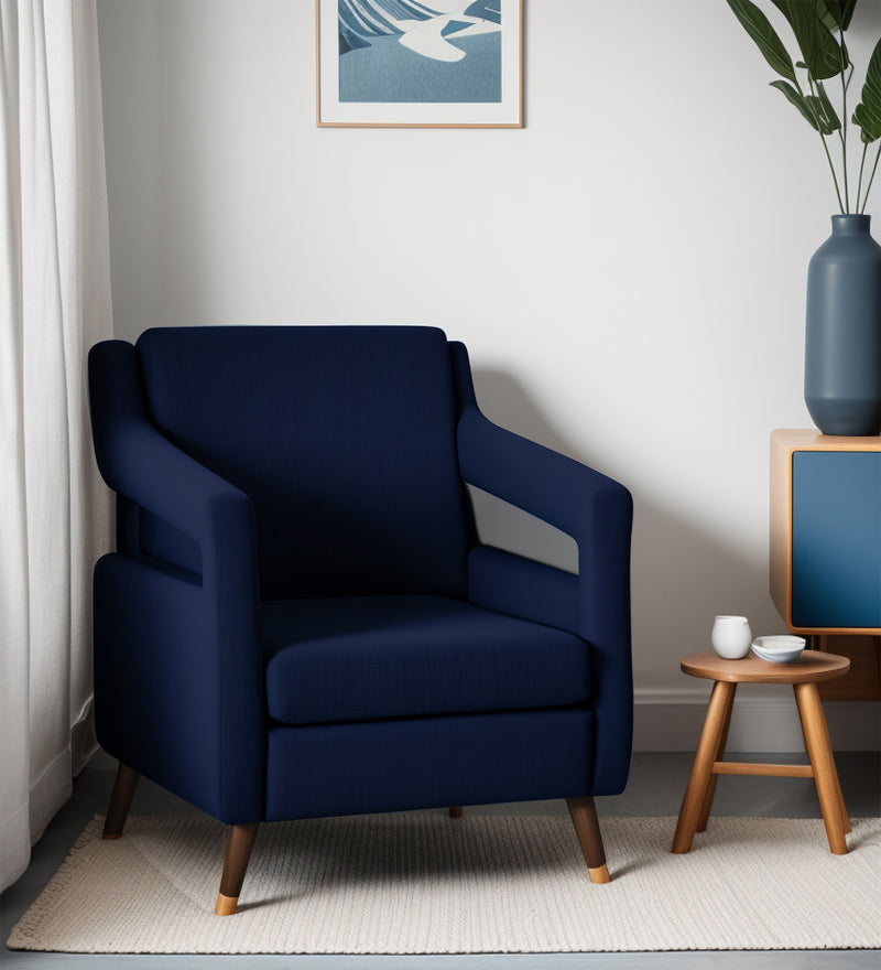 Mario Velvet Wing Chair