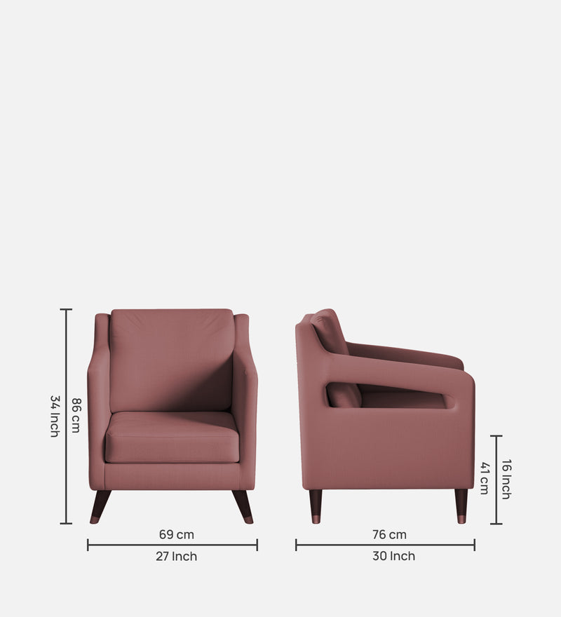 Mario Velvet Wing Chair