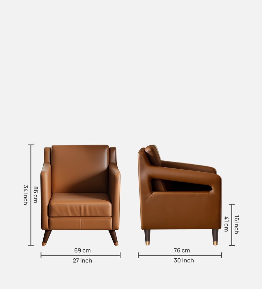 Mario leatherite Wing Chair